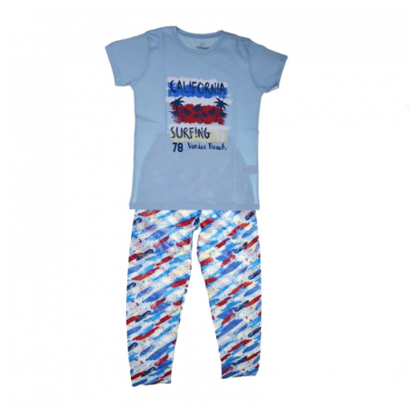 Pijamale - Pijama pentru baieti Mini Junior PJ-71972, Albastru