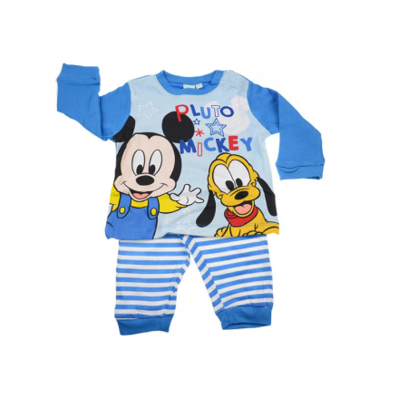Pijamale - Pijama pentru baieti Sun City Mickey Mouse HS0336A-86-cm, Albastru