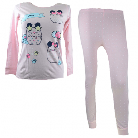 Pijamale - Pijama pentru fete Atut 8036-140-cm, Roz