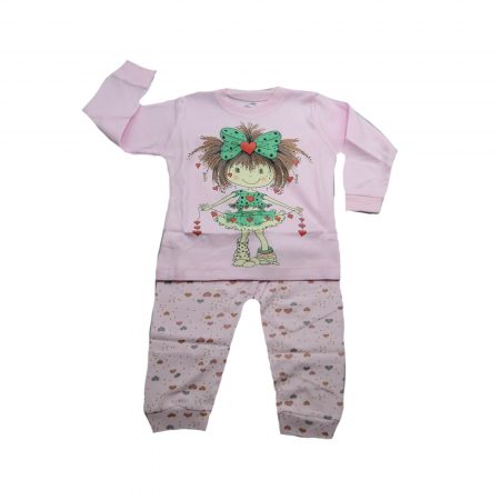 Pijamale - Pijama pentru fete Baby Kids 2-3551_92-98 cm, Roz