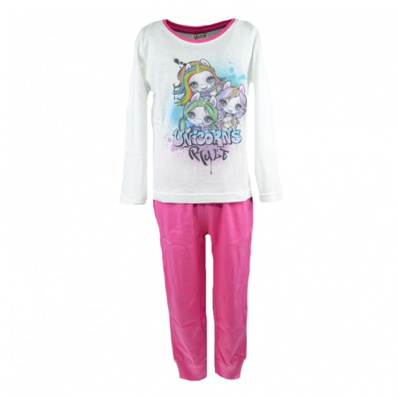 Pijamale - Pijama pentru fete E Plus M Poopsie 1854-M-110-cm, Multicolor