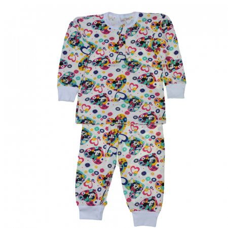 Pijamale - Pijama pentru fete Mini Junior CA52427-9, Alb