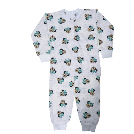 Pijamale - Pijama pentru fete Mini Junior CA52427-10, Alb