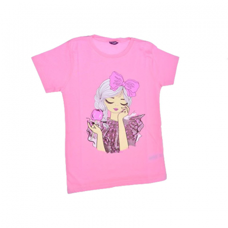 Pijama pentru fete Mini Junior PJ-29928, Roz [2]