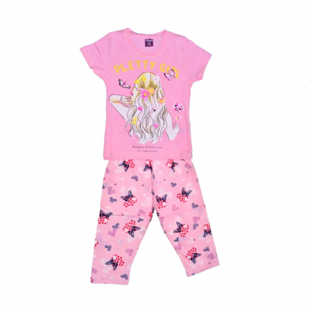 Pijamale - Pijama pentru fete Mini Junior PJ-31860, Roz