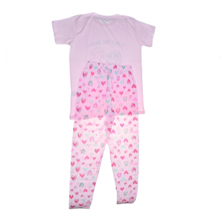Pijama pentru fete Mini Junior PJ-53213, Roz [1]