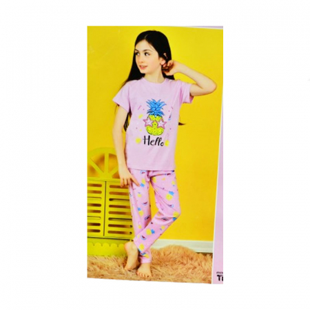 Pijama pentru fete Mini Junior PJ-61546, Roz [4]