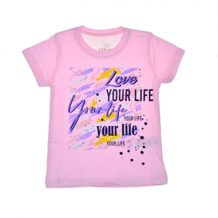 Pijama pentru fete Mini Junior PJ-76748, Roz [3]