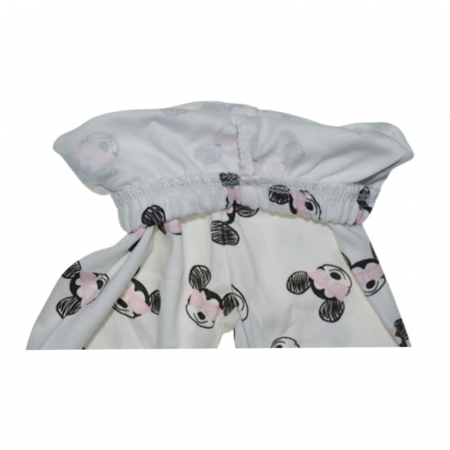 Pijama 2 piese pantaloni si bluza pentru fete Mini Junior PJM-MJ1, Alb [2]