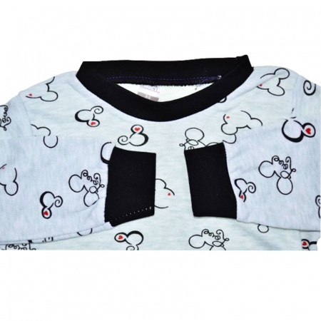 Pijama pentru baieti Mini Junior PJMMJ-4006GR, Gri [3]