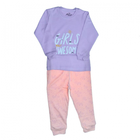 Pijamale - Pijama pentru fete Mini Junior PJMMJ-137, Multicolor