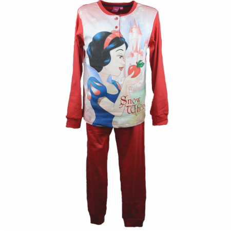 Pijamale - Pijama pentru fete Sun City Alba ca Zapada HQ7355-128-cm, Rosu