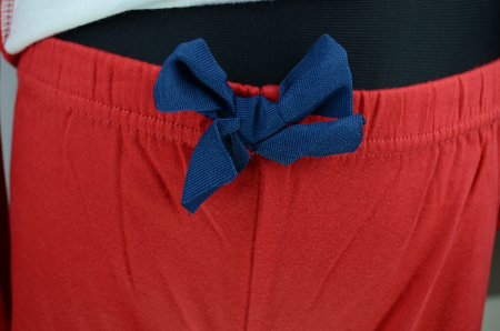 Pijama pentru fete Sun City Alba ca Zapada HQ7355-128-cm, Rosu [2]