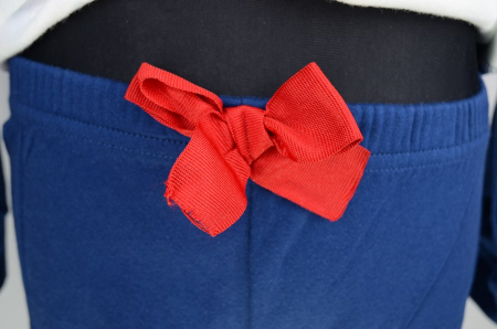 Pijama pentru fete Sun City Alba ca Zapada HQ7355B-128-cm, Bleumarin [1]