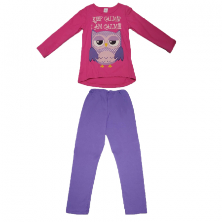 Pijamale - Pijama pentru fete Atut A-5545-104, Fucsia