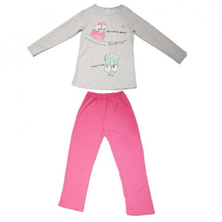 Pijamale - Pijama pentru fete Atut A-5584-128, Multicolor