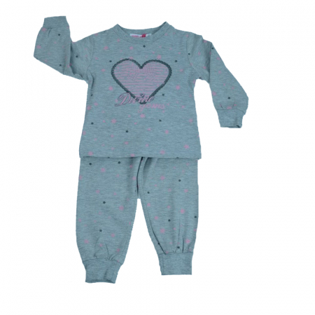 Pijamale - Pijama pentru fete Happy House ACC-G038-45273-86, Gri