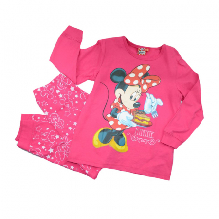 Pijamale - Pijama pentru fete Minnie Mouse Disney DISM-GPYJL42646F-128, Fucsia