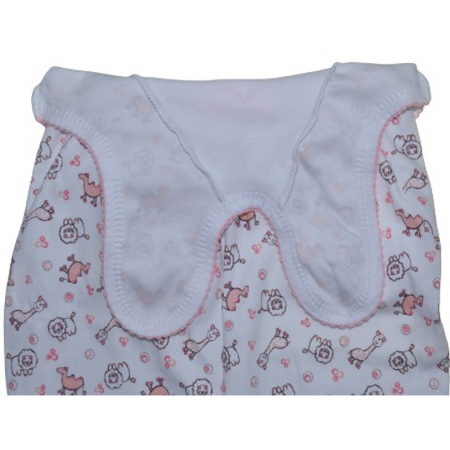 Pijama tip salopeta pentru fete Koala KK829A, Alb [2]