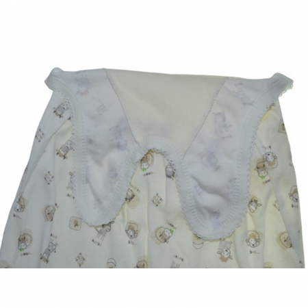 Pijama tip salopeta pentru baieti Koala KK829C, Crem [2]