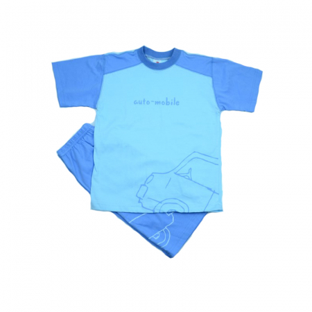 Pijamale - Pijama de vara pentru baieti Marcinkowski MRKW2-128, Albastru