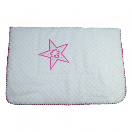 Accesorii camera bebe - Pilota 75 x 100 cm pentru fete Ty i My 838024, Alb