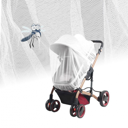 Plasa impotriva insectelor pentru carucior Akuku A0445, Alb [2]