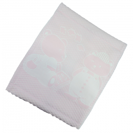 Pled 100 x 80 cm pentru fete OEM PRR-14, Roz [3]