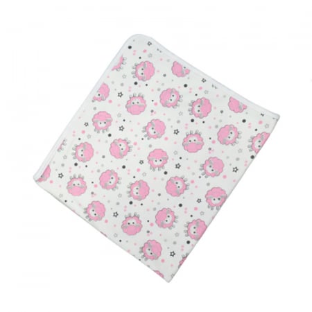 Paturici si pleduri bebelusi - Pled 80 x 70 cm Mini Junior PMJPC-13, Roz