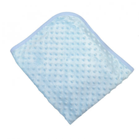 Paturici si pleduri bebelusi - Pled 80 x 90 cm pentru baieti Mini Junior BBY-29, Albastru