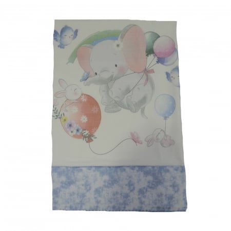 Paturici si pleduri bebelusi - Pled 85 x 85 cm pentru baieti Mini Junior 85-57, Multicolor