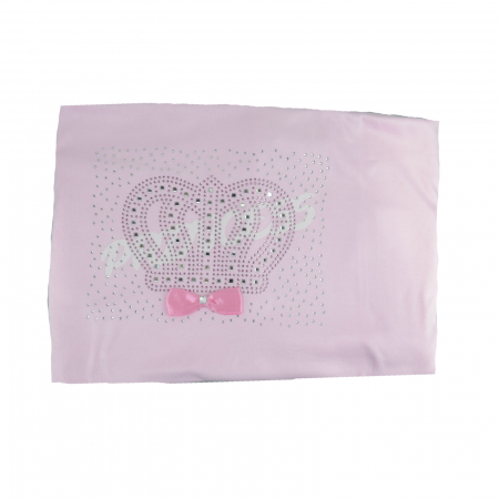 Paturici si pleduri bebelusi - Pled 85 x 85 cm pentru fete Mini Junior 65-100RO, Roz