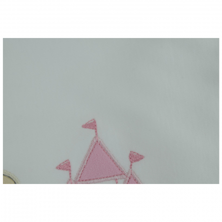 Pled 88 x 78 cm pentru fete Mini Junior 60-88A, Alb [1]