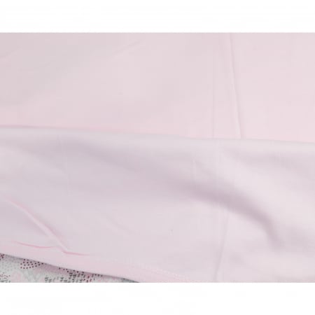 Pled 90 x 90 cm pentru fete Mini Junior BBW-27, Roz [1]