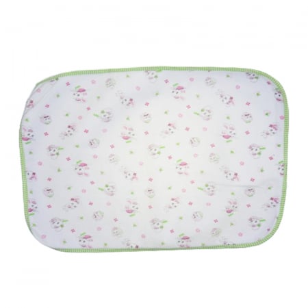 Aleze si chilotei scutec - Aleza impermeabila si refolosibila din bumbac 65 x 45 cm pentru fete Mini Junior PL117, Multicolor