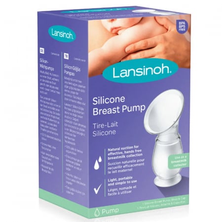 Pompa de san manuala din silicon Lansinoh 233025, Transparent [1]