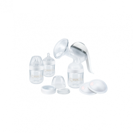 Pompa de san manuala cu accesorii Nuk Nature Sense 252131, Alb [7]