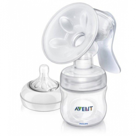 Pompa de san manuala Philips Avent Natural SCF330/20, Transparent [1]