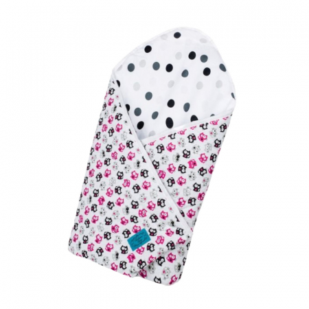 Paturici si pleduri bebelusi - Port bebe 75 x 75 cm Belisima Cats P01-655R, Multicolor