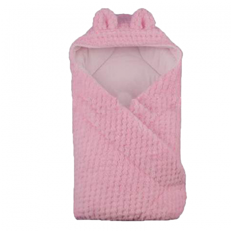 Paturici si pleduri bebelusi - Port bebe 75 x 80 cm DuetBaby 655RZ, Roz