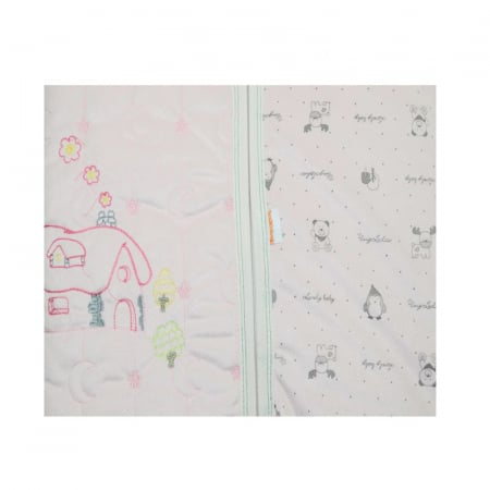 Port-bebe 85 x 90 cm pentru Fete Bebelinna PBTY1-R, Roz [1]
