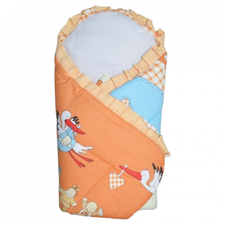 Paturici si pleduri bebelusi - Port bebe pentru copii 55 x 30 cm Mini Junior 6102023-2, Portocaliu