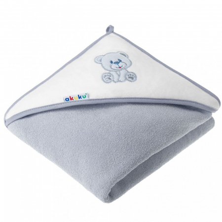 Prosoape - Prosop 100 x 100 cm pentru copii Akuku 012589, Gri