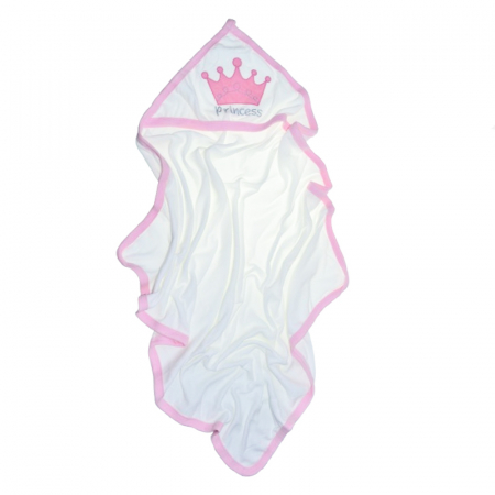 Prosoape - Prosop 97 x 68 cm cu gluga pentru bebelusi Mini Junior 20111R, Alb