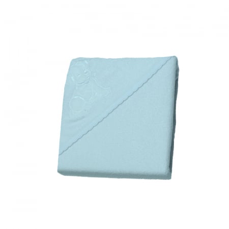 Prosoape - Prosop 80 x 80 cm cu gluga de baie Terjan 303-A, Alb