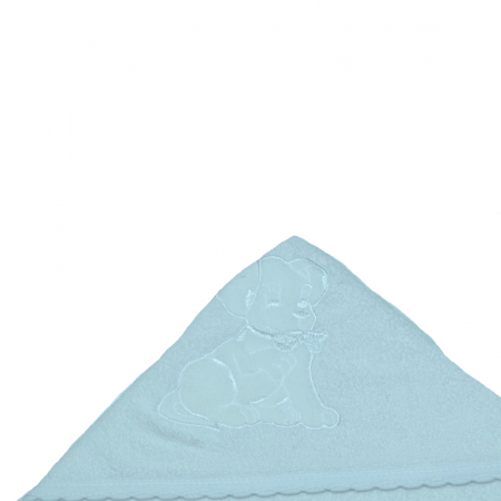 Prosop 80 x 80 cm cu gluga de baie Terjan 303-A, Alb [1]