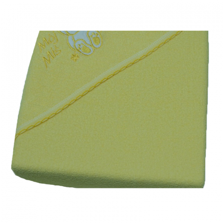 Prosop 80 x 80 cm cu gluga de baie Terjan 303-GA, Galben [1]