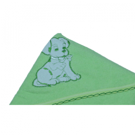 Prosop 80 x 80 cm cu gluga de baie Terjan 303-V1, Verde [2]