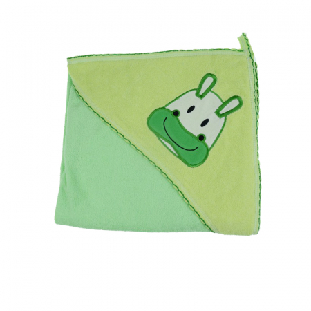 Prosoape - Prosop 80 x 80 cm cu gluga de baie Terjan 303-V2, Verde