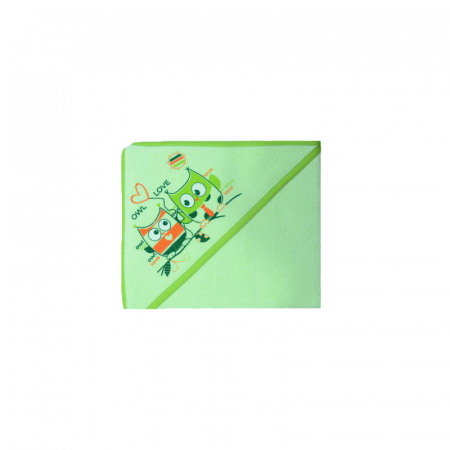 Prosoape - Prosop 80 x 80 cm cu gluga OEM PB-010, Verde